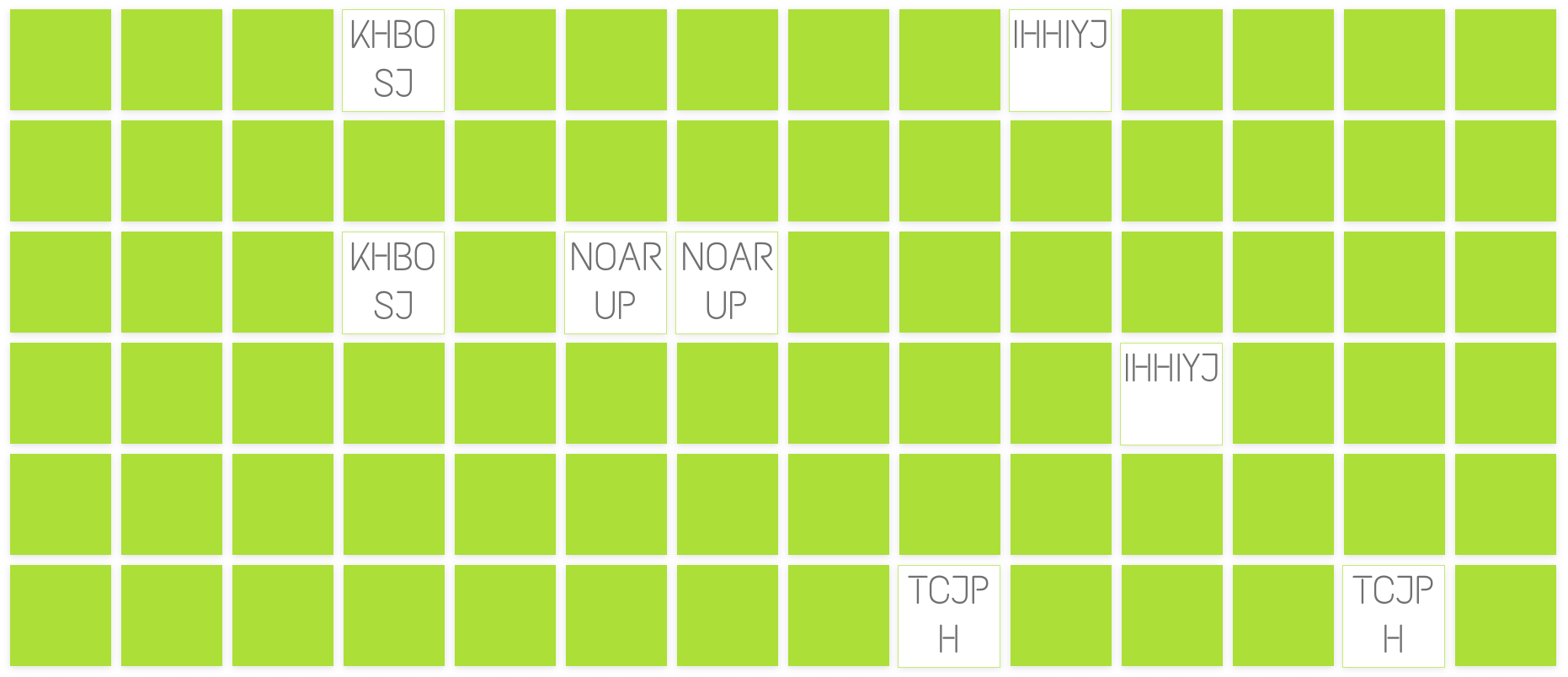 RaMemory light with green front and string back